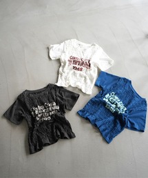 SANSeLF（サンセルフ）の「【SANSeLF】ロゴプリントシャーリングTシャツ sawk26s001（Tシャツ/カットソー）」