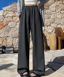 ウエストドロスト スウェットデニムパンツ