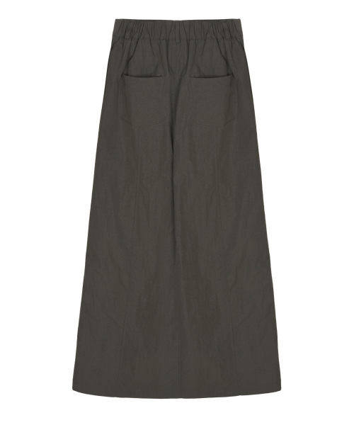 NICK&NICOLE(ニックアンドニコール)の「PANEL LONG SKIRT_CHARCOAL(スカート・レディース・その他・FREE)」の5枚目の写真