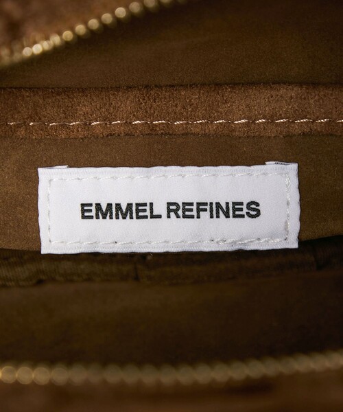 EMMEL REFINES（エメルリファインズ）の「＜EMMEL REFINES＞EM フェイクムートン ボストンバッグ（ボストンバッグ・レディース・ダークブラウン/ナチュラル・FREE）」の18枚目の写真
