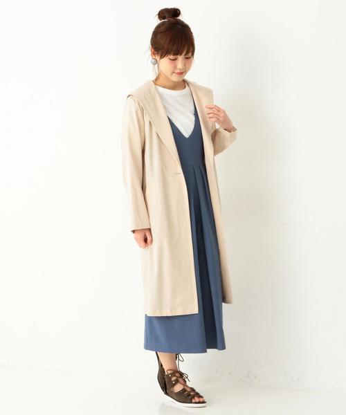 Another Edition（アナザーエディション）の「1Bガウンコート/ AEBC 1B GOWN CT◆（その他アウター・レディース・ベージュ/オリーブ/ネイビー・SMALL/MEDIUM）」の7枚目の写真