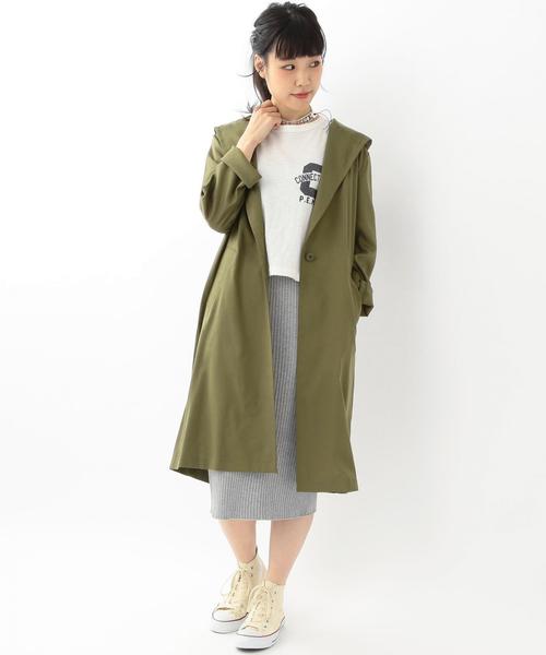 Another Edition（アナザーエディション）の「1Bガウンコート/ AEBC 1B GOWN CT◆（その他アウター・レディース・ベージュ/オリーブ/ネイビー・SMALL/MEDIUM）」の22枚目の写真