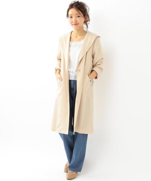 Another Edition（アナザーエディション）の「1Bガウンコート/ AEBC 1B GOWN CT◆（その他アウター・レディース・ベージュ/オリーブ/ネイビー・SMALL/MEDIUM）」の19枚目の写真