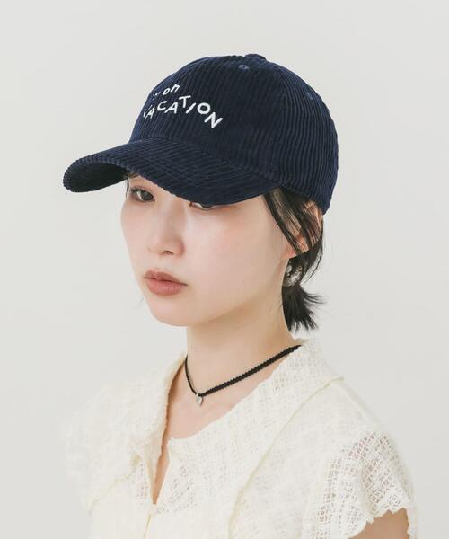 SMELLY(スメリー)の「vacationコーデュロイキャップ(キャップ・レディース・ピンク/ブラウン/ネイビー・-)」の22枚目の写真