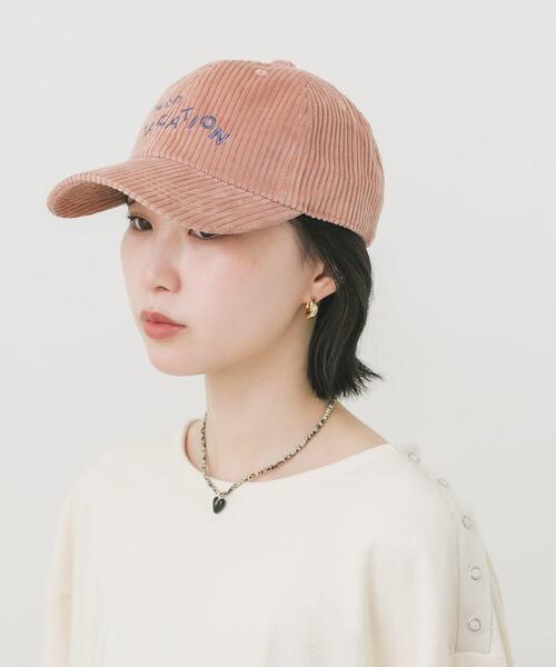 SMELLY(スメリー)の「vacationコーデュロイキャップ(キャップ・レディース・ピンク/ブラウン/ネイビー・-)」の19枚目の写真