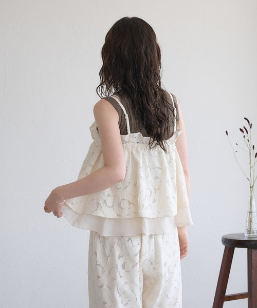 raffime(ラフィミー)の「【Raffime】【セットアップ可能】ジャガードビスチェ(その他トップス・レディース・ブラック/アイボリー・フリー)」の7枚目の写真