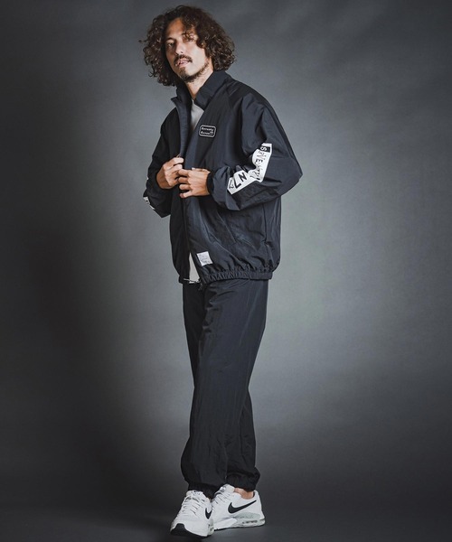 seventy seven(セブンティセブン)の「mj11758- nylon training jacket (box collage) ナイロントレーニングジャケット(7726W140)(ナイロンジャケット・メンズ・ブラック/ネイビー/グレー・S/M/L/XL)」の21枚目の写真