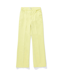 Friends Boots Cut Light Yellow Pants