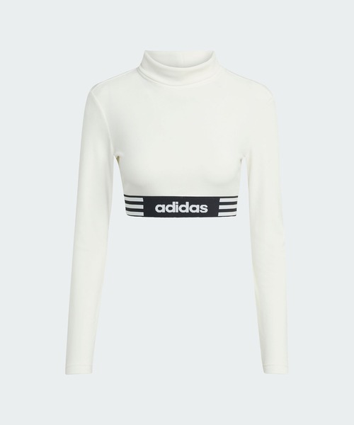 adidas（アディダス）の「ウィンターライズド 長袖クロップTシャツ / ロンT / アディダスオリジナルス adidas Originals（Tシャツ/カットソー・レディース・ホワイト・LARGE/3XL/XX-LARGE/X-LARGE/X-SMALL/SMALL/MEDIUM）」の6枚目の写真