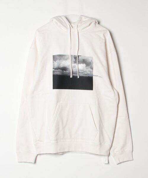 セナ様JOYMARKERパーカーホワイト PEACEMAKER Loose Fit Hoodie Star Print PCM2OH01LFT00201（パーカー
