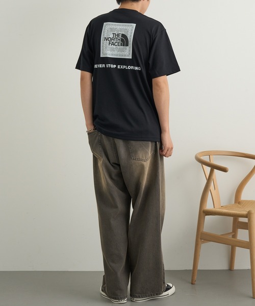 THE NORTH FACE(ザノースフェイス)の「【THE NORTH FACE】S/S BD SQAR LOGO T(Tシャツ/カットソー・メンズ・ネイビー/ホワイト/ブラック・M/L)」の16枚目の写真