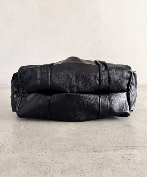 wears(ウェアーズ)の「【A4収納可】2WAY PUボストンバッグ ショルダーバッグ(ショルダーバッグ・レディース・アイボリー/ブラウン/ブラック・FREE)」の6枚目の写真