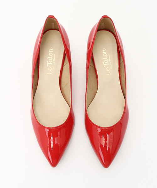 LE TALON（ルタロン）の「5.5CMポインテッドエナメルプレーン◆（パンプス・レディース・ブラック/ブラック系その他/ベージュ/レッド/イエロー・35.5/36/36.5/37/37.5/38/35）」の9枚目の写真