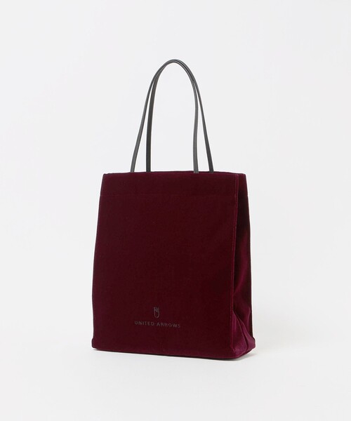 UNITED ARROWS(ユナイテッドアローズ)の「ベロア ロゴ トートバッグ(トートバッグ・レディース・ロイヤルブルー/ワイン/ブラック・FREE)」の14枚目の写真