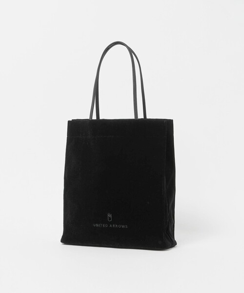 UNITED ARROWS(ユナイテッドアローズ)の「ベロア ロゴ トートバッグ(トートバッグ・レディース・ロイヤルブルー/ワイン/ブラック・FREE)」の18枚目の写真