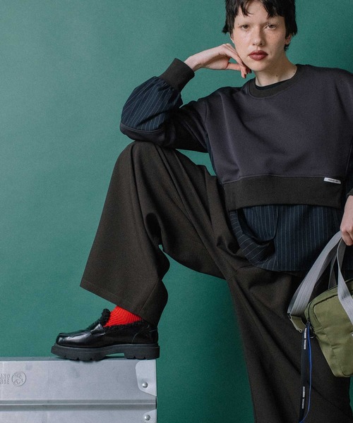 MARECHAL TERRE（マルシャルテル）の「ボアローファー（ローファー・レディース・ブラック/ブラック×ブラック/キャメル・23.5/24.5/22.5）」の18枚目の写真