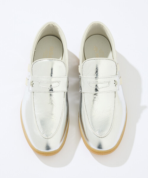 adidas（アディダス）の「adidas/アディダス 販路限定 Originals HANDBALL SPEZIAL LOAFER SHOES [26~29cm]/オリジナルス ハンドボールスペツィアル ローファー（スニーカー・メンズ・シルバー・9.5/8/8.5/10.5/10/11/9）」の4枚目の写真