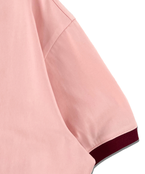 DISTN9NE(ディストナイン)の「ウィメンズリングレタリング半袖Tシャツ LQ7TF424_LIGHT PINK(Tシャツ/カットソー・メンズ・その他・90/85)」の4枚目の写真