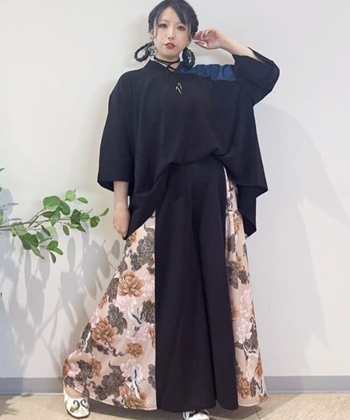 チャイハネ(チャイハネ)の「【チャイハネ】スラミアトップス(その他トップス・レディース・ブラック系その他/グリーン・FREE)」の4枚目の写真
