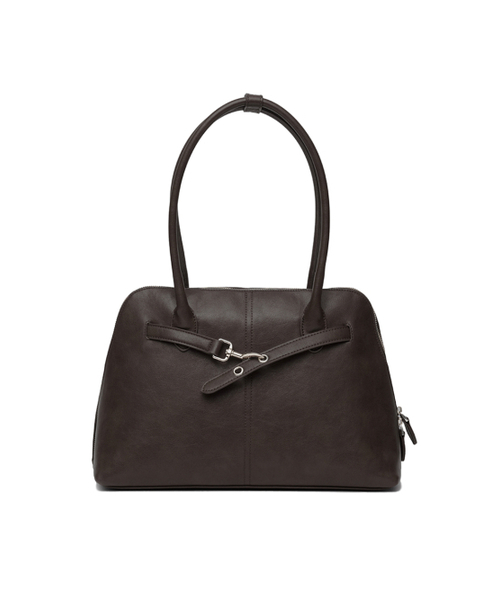 DENU（デヌ）の「[アウトレット]NOA BAG [ディープブラウンシルバー]（ショルダーバッグ・レディース・ダークブラウン・FREE）」の3枚目の写真