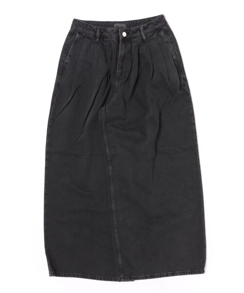 ALLSAINTS(オールセインツ)の「AXIS PLEAT JEAN(デニムパンツ・レディース・ブラック・25/26/27)」の1枚目の写真