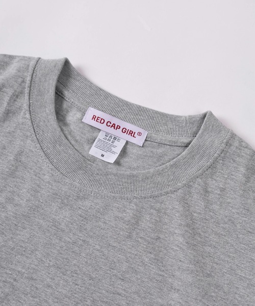 Red Cap Girl(レッドキャプガール)の「【70】【RCG/レッドキャップガール】グラフィック バックプリント Tシャツ/デフォルメプリント/フロントワンポイント/キャラクター/ユニセックス/レディース/メンズ(Tシャツ/カットソー・メンズ・グリーン/グレー/ブラック/ホワイト/ピンク・M/L)」の17枚目の写真