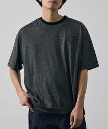 【KANEMASA PHIL./カネマサフィル】32G Wool Stripe SS Tee