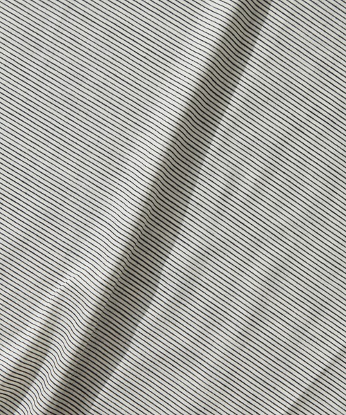 KANEMASA PHIL.(カネマサフィル)の「【KANEMASA PHIL./カネマサフィル】32G Wool Stripe SS Tee(Tシャツ/カットソー・メンズ・ベージュ/ブラック・L/M)」の19枚目の写真