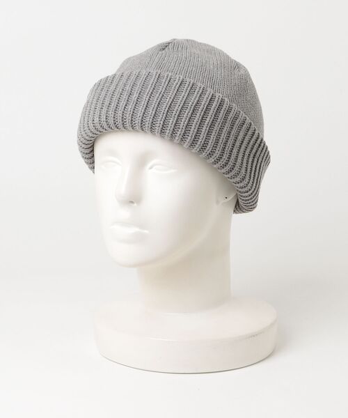 crepuscule（クレプスキュール）の「Knit Cap 1 2603-028（キャップ・メンズ・ブラック/チャコールグレー/グレー・FREE）」の3枚目の写真