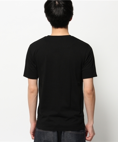 VENCEEXCHANGE（ヴァンスエクスチェンジ）の「1ポイント刺繍半袖Tシャツ （Tシャツ/カットソー・メンズ・ホワイト/その他31/ブラック・LARGE/MEDIUM/SMALL）」の5枚目の写真