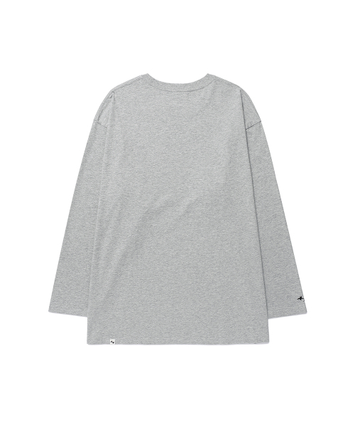 Cavish(カビシ)の「I LOVE MEOW PUNK LS TEE GREY(CV2GFFT559A)(Tシャツ/カットソー・レディース・チャコールグレー・MEDIUM/SMALL)」の5枚目の写真