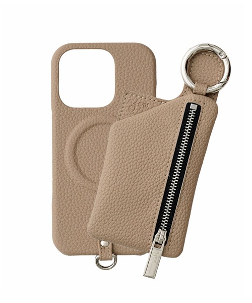⭐︎専用⭐︎ ajew クリーム色 スマホケース ajew cadenas zipphone case (MagSafe対応)（スマホケース/カバー