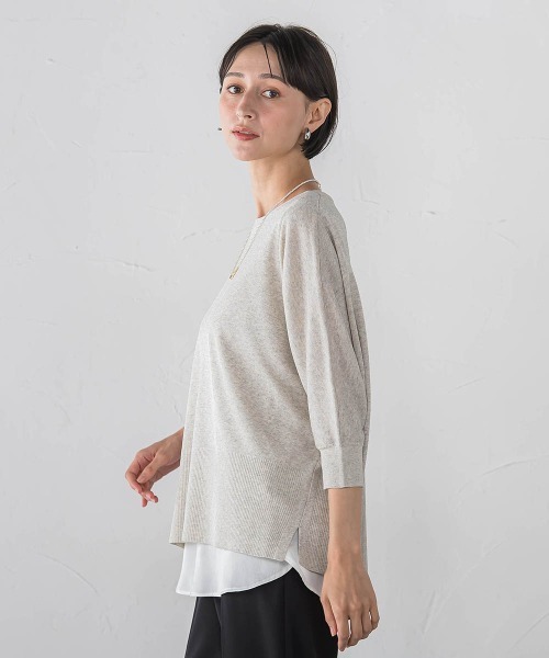 la.f…(ラエフ)の「SARIドルマンニット(ニット/セーター・レディース・ピンク/グリーン/ベージュ・9号)」の13枚目の写真