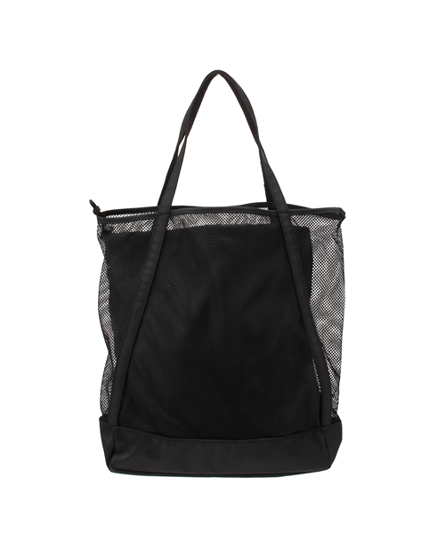 HARE（ハレ）の「メッシュトートBAG(HARE)（トートバッグ・メンズ・ブラック/オフホワイト・FREE）」の2枚目の写真
