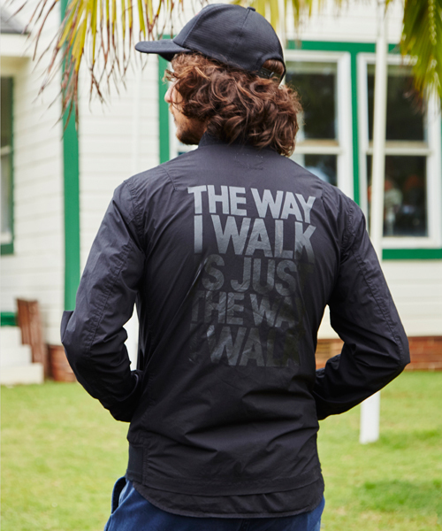 HYSTERIC GLAMOUR（ヒステリックグラマー）の「THE WAY I WALK pt リブJK（ブルゾン・メンズ・レッド/ネイビー/ブラック・MEDIUM/SMALL/LARGE）」の6枚目の写真