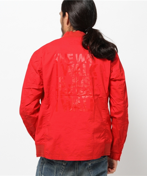HYSTERIC GLAMOUR（ヒステリックグラマー）の「THE WAY I WALK pt リブJK（ブルゾン・メンズ・レッド/ネイビー/ブラック・MEDIUM/SMALL/LARGE）」の19枚目の写真