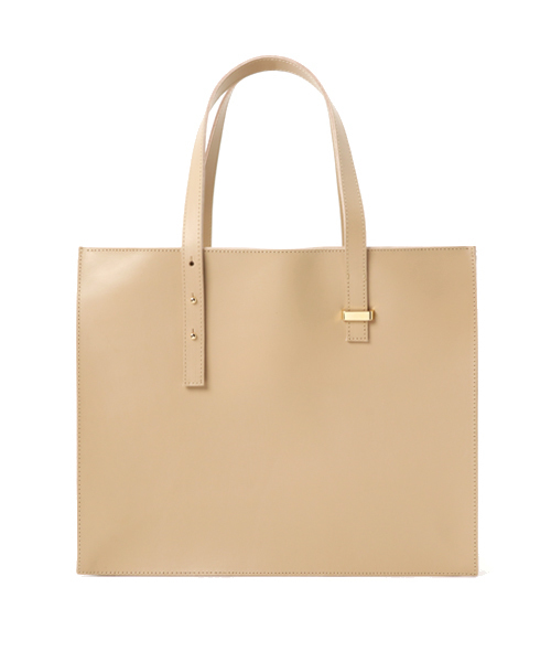 UNITED TOKYO（ユナイテッドトウキョウ）の「レザーミニトートバッグ（トートバッグ・レディース・ブラック/ベージュ/ネイビー/バーガンディー・FREE/1）」の2枚目の写真