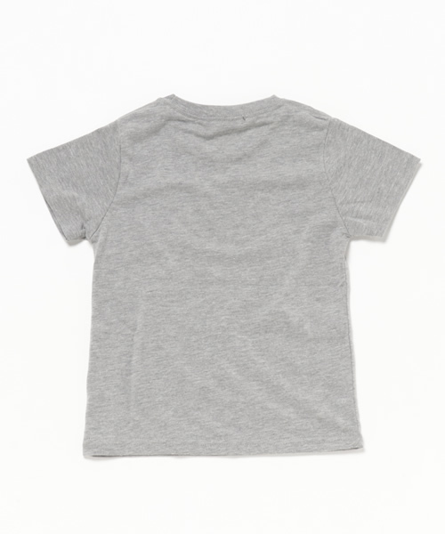 VENCEEXCHANGE(ヴァンスエクスチェンジ)の「KIDS 花柄BOXロゴ半袖T(Tシャツ/カットソー・キッズ・オフホワイト/グレー・150cm/120cm/130cm/140cm)」の3枚目の写真