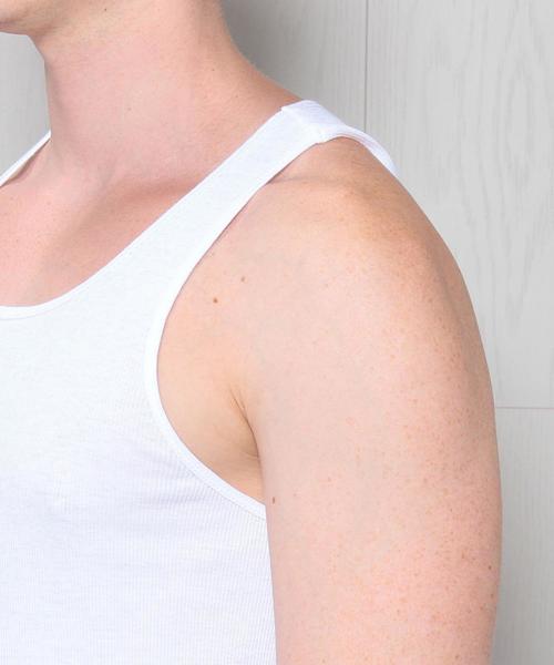 BEAUTY&YOUTH UNITED ARROWS(ビューティーアンドユースユナイテッドアローズ)の「<UNUSED> 17 LONG T/TOP 2/タンクトップ.(タンクトップ・メンズ・ホワイト・3/2)」の6枚目の写真