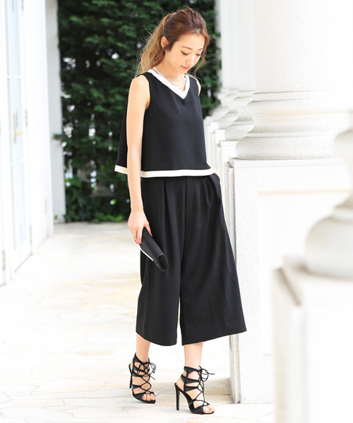 セール ノースリーブ 袖なし セットアップ パンツ ドレス 2点セット 結婚式 フォーマル パーティードレス ドレス Dress Lab ドレスラボ のファッション通販 Zozotown