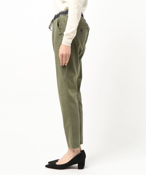 Moname（モナーム）の「イージーテーパードパンツ - EASY TAPARED PANTS（チノパンツ・レディース・オフホワイト/ネイビー/ベージュ/アイボリー/カーキ・S/SS/M/XS）」の14枚目の写真