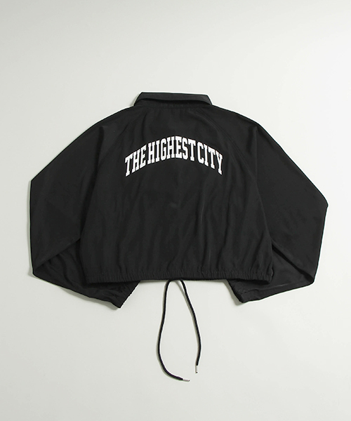 WEGO(ウィゴー)の「WEGO/ショートコーチジャケット(ナイロンジャケット・レディース・ブラック/カーキ/オフホワイト・FREE)」の20枚目の写真