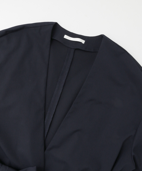 URBAN RESEARCH DOORS（アーバンリサーチドアーズ）の「ウエストリボンガウンコート（その他アウター・レディース・ベージュ/ネイビー/ライトグレー・ONE）」の20枚目の写真