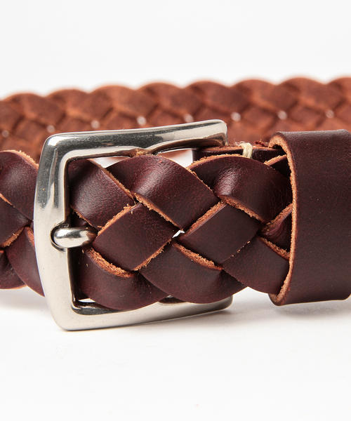 BEAMS PLUS（ビームスプラス）の「ARTS & CRAFTS / OILED MESH BELT（ベルト・メンズ・ブラック/ブラウン・36inch/34inch/32inch/30inch）」の5枚目の写真