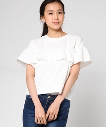 Honeys | 胸フリルプルオーバー(Tシャツ/カットソー)