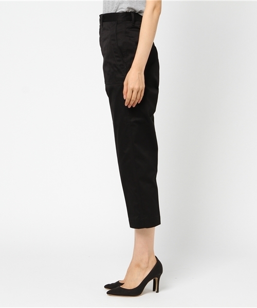 Lugnoncure（ルノンキュール）の「Ｔ／Ｃツイル　センタープレスベイカーパンツ（その他パンツ・レディース・ブラック/ベージュ/ネイビー/カーキ・SMALL/MEDIUM/LARGE）」の5枚目の写真