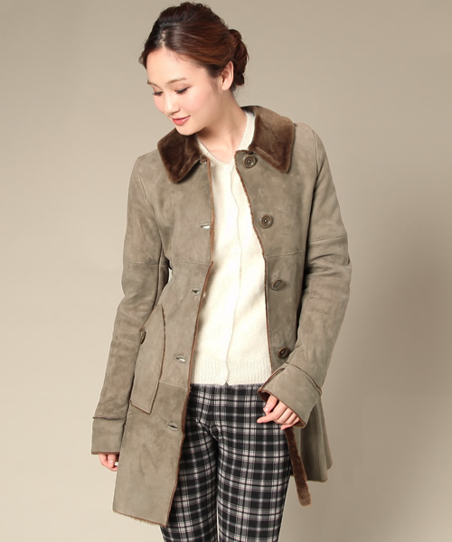 martinique(マルティニーク)の「OWEN BARRY / ムートンコート(その他アウター・レディース・ベージュ系その他・1/2)」の3枚目の写真