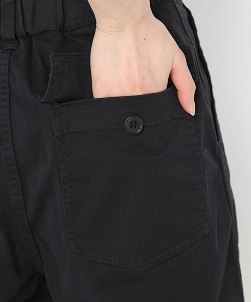 studio CLIP（スタディオクリップ）の「コットンストレッチチノベイカーパンツ（チノパンツ・レディース・ブラック/カーキ/モカ・MEDIUM/LARGE）」の10枚目の写真