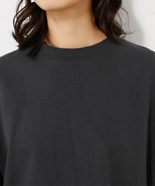 AZUL by moussy（アズールバイマウジー）の「ビッグスウェットワンピース（ワンピース・レディース・オフホワイト/トップグレー/ライトブラック・SMALL/MEDIUM）」の16枚目の写真