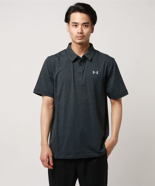 UNDER ARMOUR（アンダーアーマー）の「アンダーアーマー 半袖ポロシャツ UAChargedCottonScramblePolo 1281003（ポロシャツ・メンズ・ネイビー/ブラック/ホワイト/グリーン・3L/M/LL/L/S）」の3枚目の写真